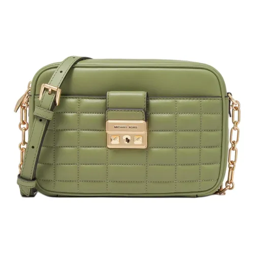 MICHAEL KORS Tribeca Sheepskin Crossbody Bag Shoulder Bag Medium Women's Grass Green