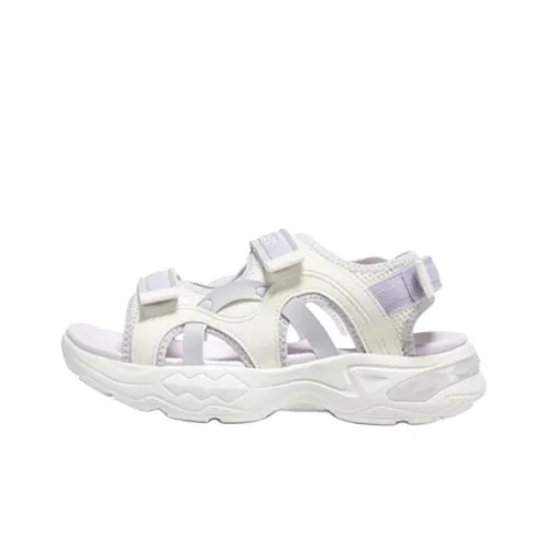 XTEP Износостойкие Дышащие Низкие Сандалии для Детей Фиолетовые Подростковые