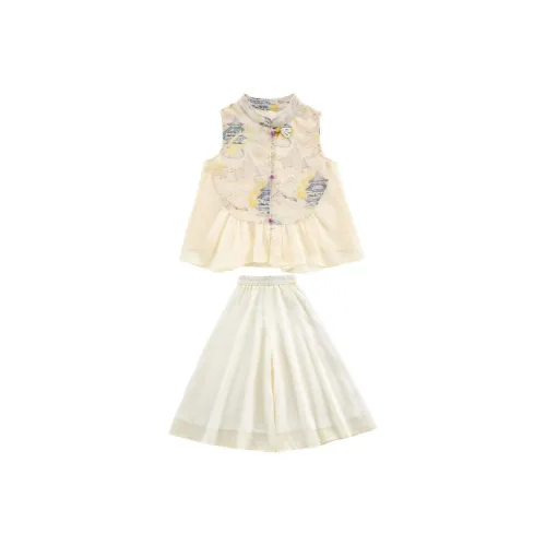 GOYN Ханьфу 2 предмета Набор для детей в возрасте 3-7 лет