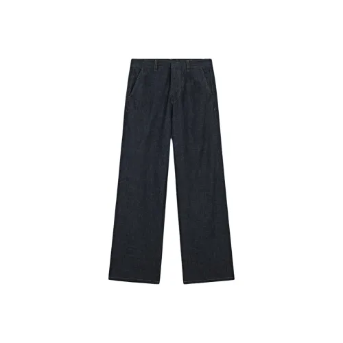 Massimo Dutti Темно-черные Серые Женские Джинсы