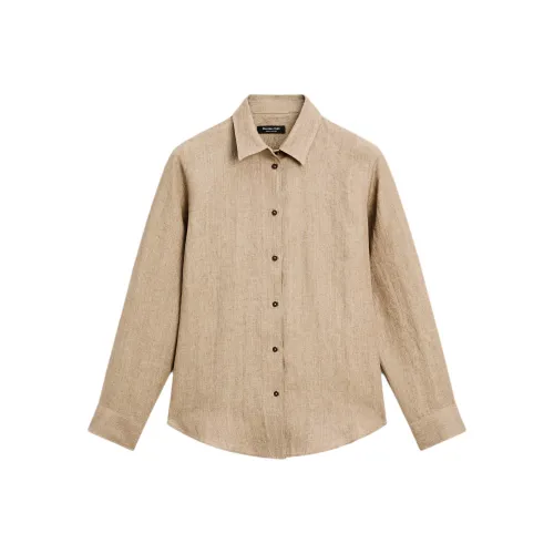 Massimo Dutti Burnt Желтый Женские Рубашки