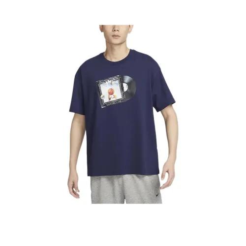 Nike T-Shirt Мужская Темно-Синяя