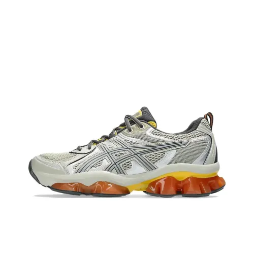 Asics Гель Quantum KINETIC Износостойкие Низкие Кроссовки для Бега Унисекс Серебристо-Серый