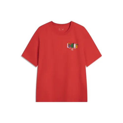 LINING Sports Life Collection Футболка Унисекс Яркий Неон