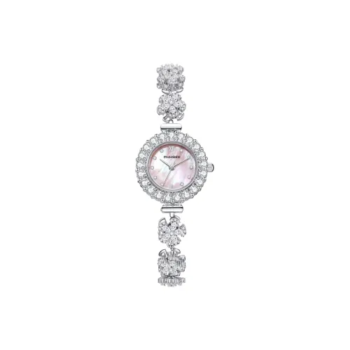 MXXSEE Rotating Snowflake Collection Кварцевый механизм Часы Женские Жемчужная раковина Циферблат