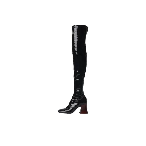 Chloe Janis Over The Knee Boots 8 см Женские Черные