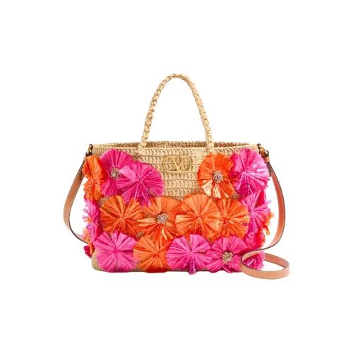 Valentino Garavani Рафия Тоут Сумка Сумка для покупок Сумка через плечо Сумка Женская Натуральная