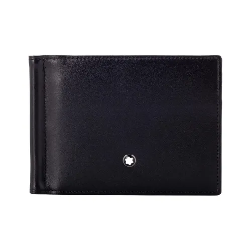 MONTBLANC Meisterstuck Кошелек из коровьей кожи Мужской Черный