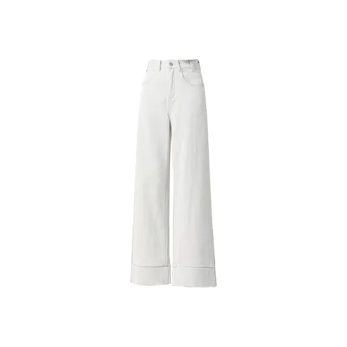 WEIXI Creamy Apricot Women's Jeans WEIXI Кремовые Абрикосовые Женские Джинсы