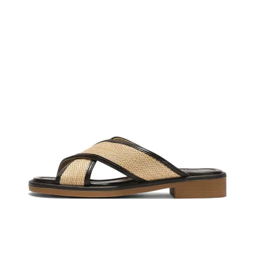 Senda Кожаный Пэчворк Тихий Шлепанцы Женские