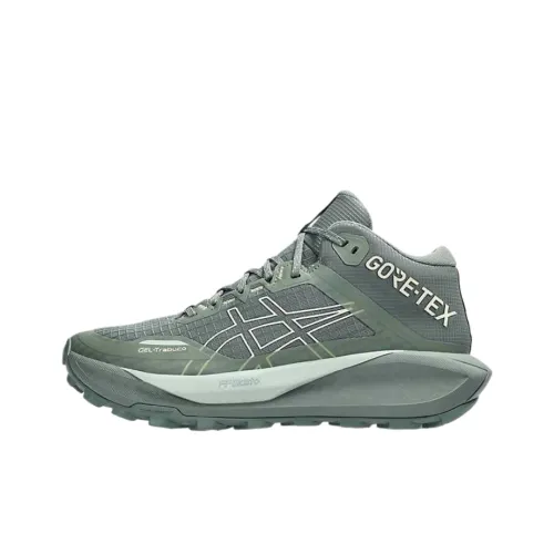 ASICS Гель TRABUCO MT MID Топ Беговые кроссовки Женские Зеленый