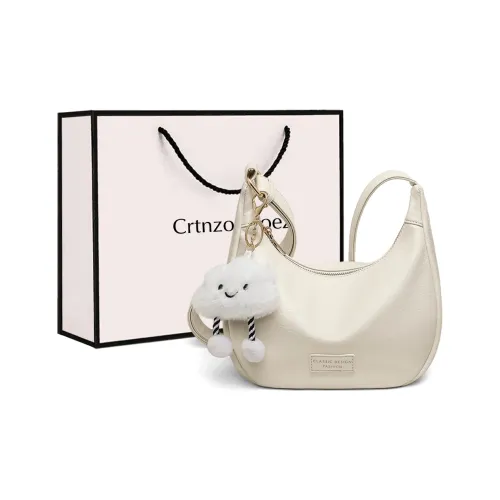 Crtnzo Kroez Сумка через плечо из синтетической кожи сумка на плечо сумка-пельмени стандартная женская цвет экрю