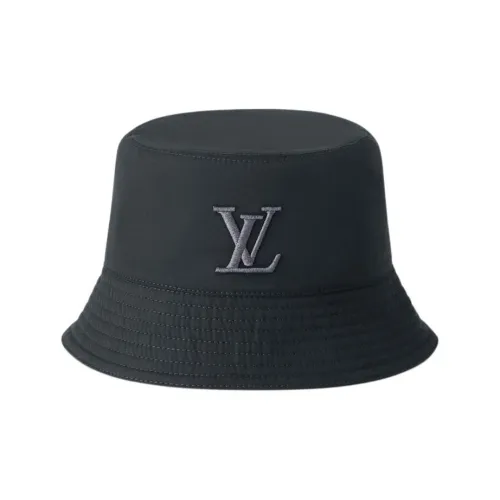 LOUIS VUITTON Мужские хлопковые панамы Черные