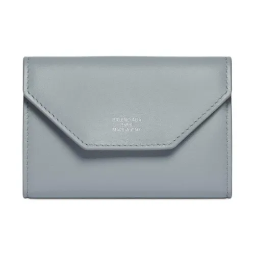 Balenciaga Телячья кожа Key Pouch Женские Серый Синий