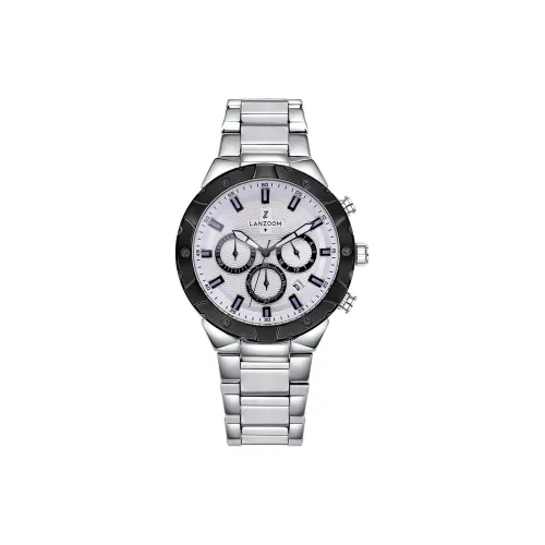 LANZOOM Белый Зеленый Водонепроницаемый Кварцевый Механизм Мужские Часы Часы Белый Циферблат