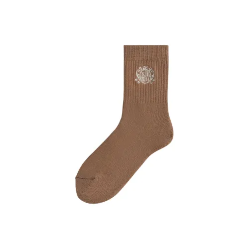 Kith 1 Pack Коричневые Мужские Носки MID до икры
