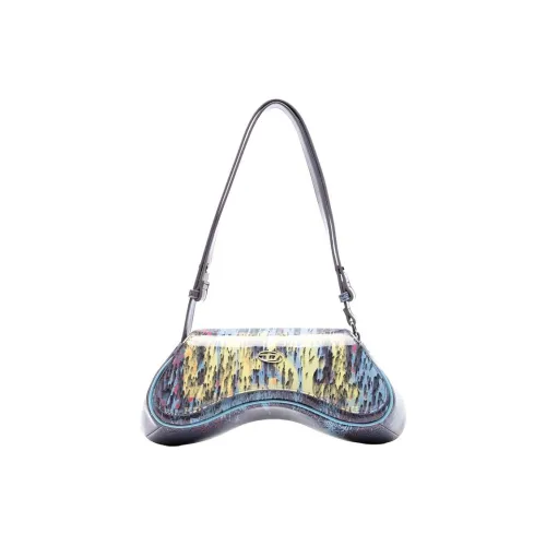 DIESEL Полиуретан Сумка через плечо Сумка на плечо Женская Фиолетовая и Многоцветная