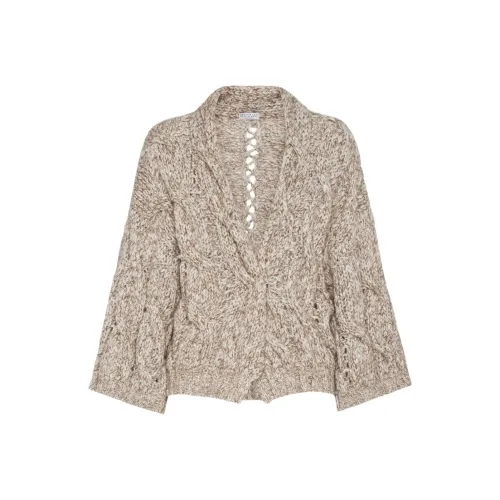 BRUNELLO CUCINELLI Трикотаж Женский Естественный