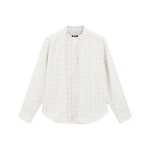 Massimo Dutti Экрю Женские Рубашки