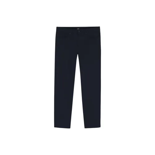 Hugo Boss Темно-синие Мужские Повседневные Штаны