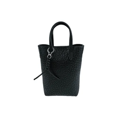 HE BAO BAO Sheepskin Bag Women's Black