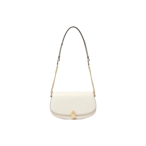 MICHAEL KORS Mila Коровья кожа Сумка через плечо Средняя Женская Молочно-белая