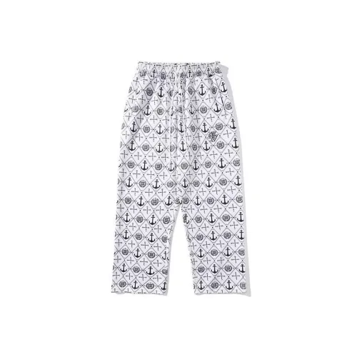 SOCKKEY Белые унисекс повседневные брюки