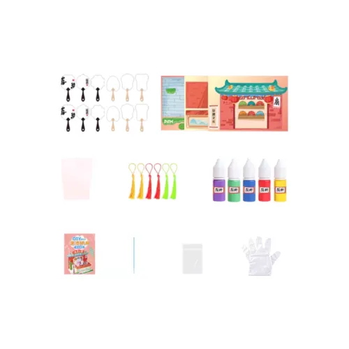 Mr. Toy Ручной работы DIY Мини Лакированный Веер для создания материалов Полный комплект Вентиляторы Игрушки