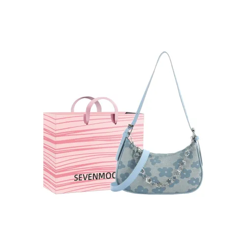 SEVENMOONS Ткань через плечо одно плечо сумка женская