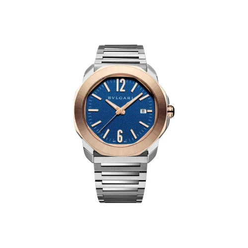 BVLGARI Автоматический Механический Механизм Мужские Часы 41 мм Синий