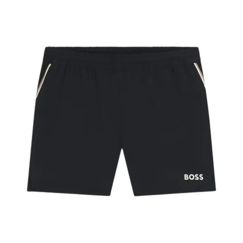 Hugo Boss Черные Мужские Спортивные Шорты