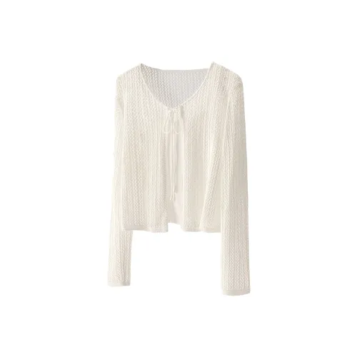 Cypress House Белый Женский Трикотаж