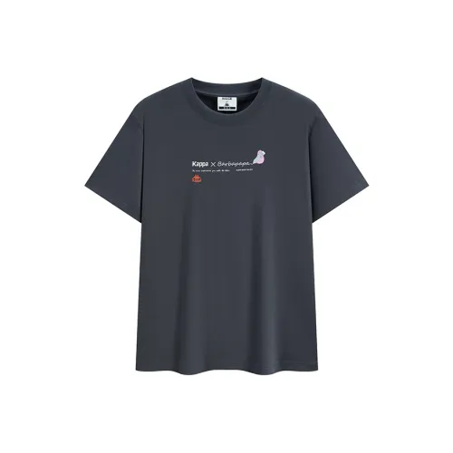 KAPPA T Рубашка Унисекс Без рисунка Чистый Серый