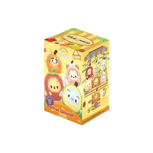 Miniso X Disney Ufufy Fruit Collection Виниловый Плюшевый Слепые Коробки Один Mystery Коробка Целая Коробка 6 шт