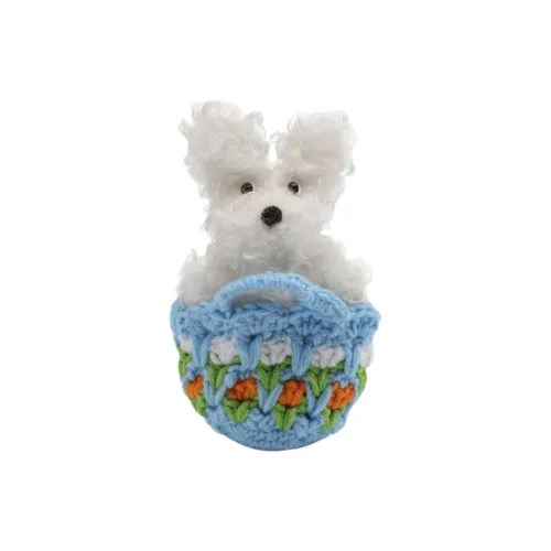 SFSG Spring Meadow Flower Little Щенок В Трава Куклы Плюшевый Подвеска Трубы Высокие