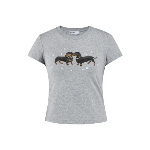 AYF T-рубашка Женская Светло-Серый Фотиния