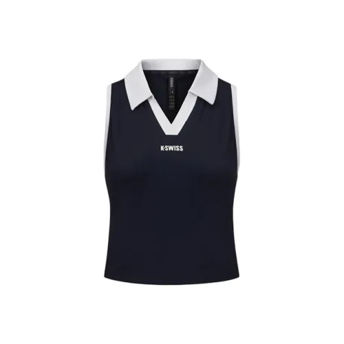 K·SWISS 499 NVY01 Женские Спортивные Майки Без Рукавов