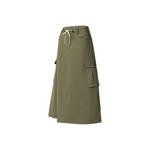 FILA Темно-зеленый KK Женские Повседневные Длинные Юбки