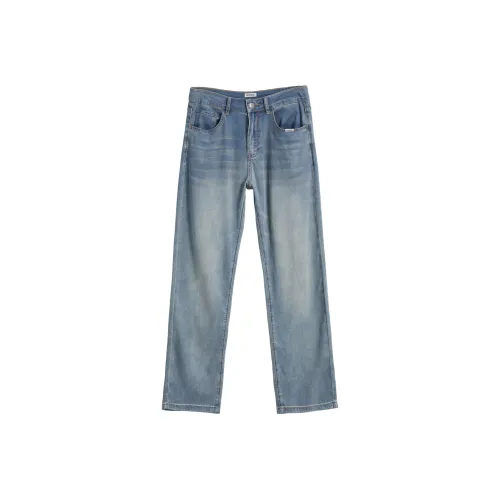 ENTONG Синие Унисекс Джинсы