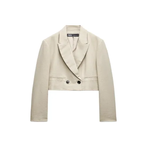 ZARA Песочный Женские Офисные Костюмы