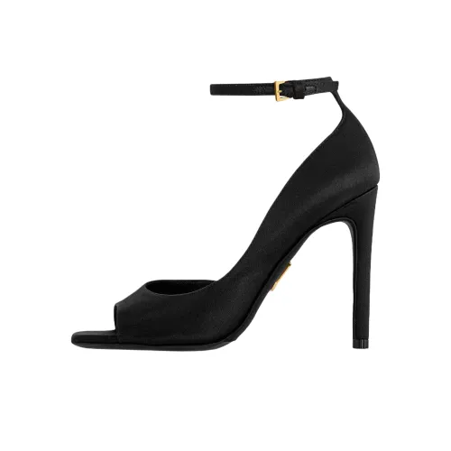 LOUIS VUITTON Gala One Ремешок Сандалии 10,5 см Женские Черные