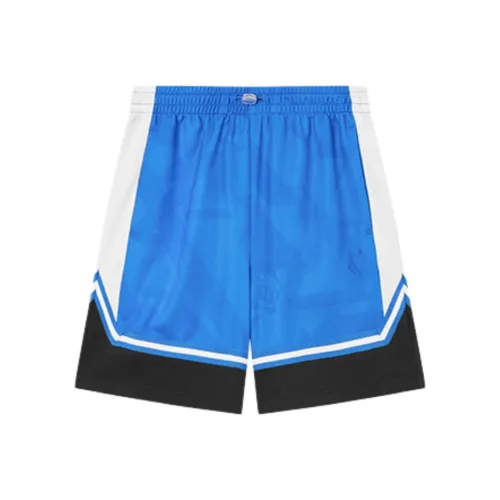 QIAODAN Кобальтовый синий Полный принт Детские шорты