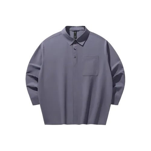 ANTA SUPERSTORE Железно-рудный серый Мужские рубашки