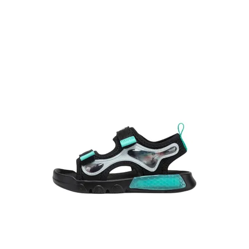XTEP Детские сандалии Low Top Черный/Прозрачный Бирюзовый Для дошкольников