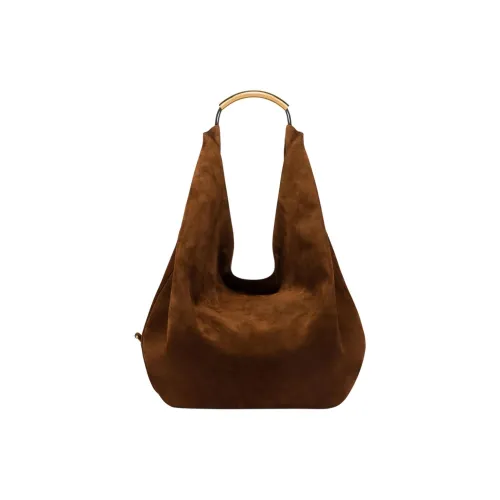 MOSCHINO Телячья кожа Сумка через плечо Женская Шоколад