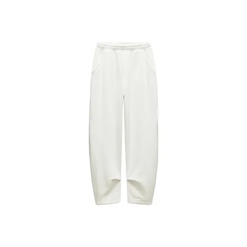 ZARA Желтые белые женские повседневные брюки