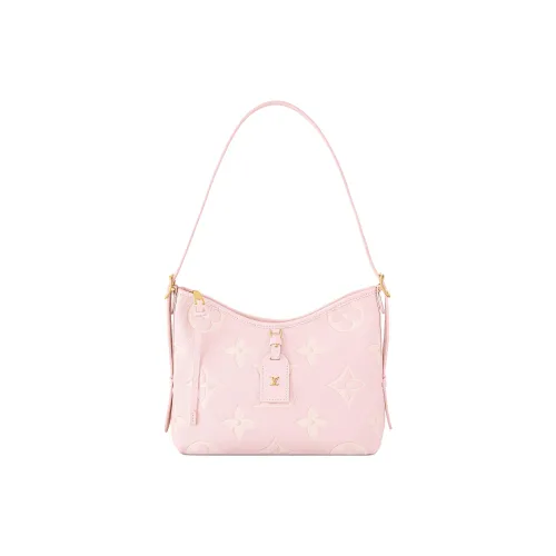 LOUIS VUITTON Carryall Телячья кожа Сумка через плечо Маленькая Женская Розовая