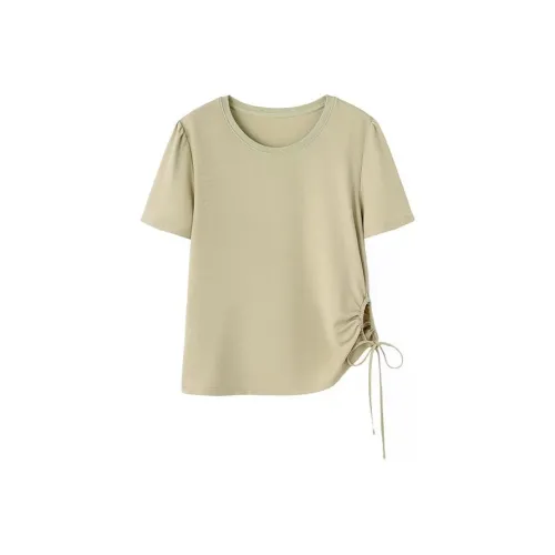 SHIRAN Травяная желтая Женская футболка