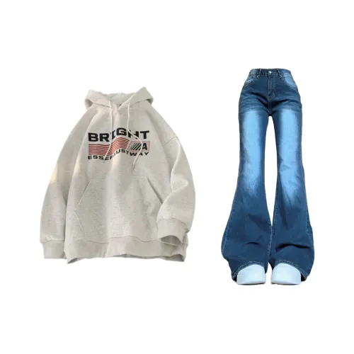 ABCNF Женские спортивные костюмы с толстовками