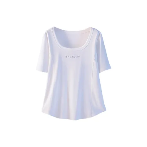 SIBAISHE Белый Женские T-рубашки